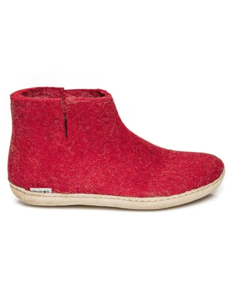 Glerups Slipper Boots | Leather Sole