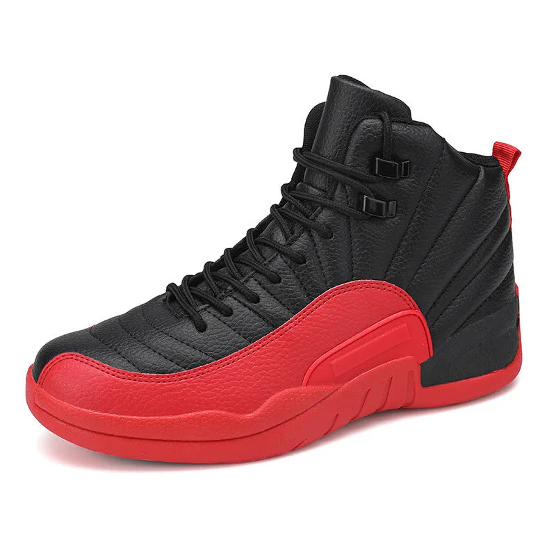 Large Size Basketball Shoes Men's Fashion Trend High-top Shoes