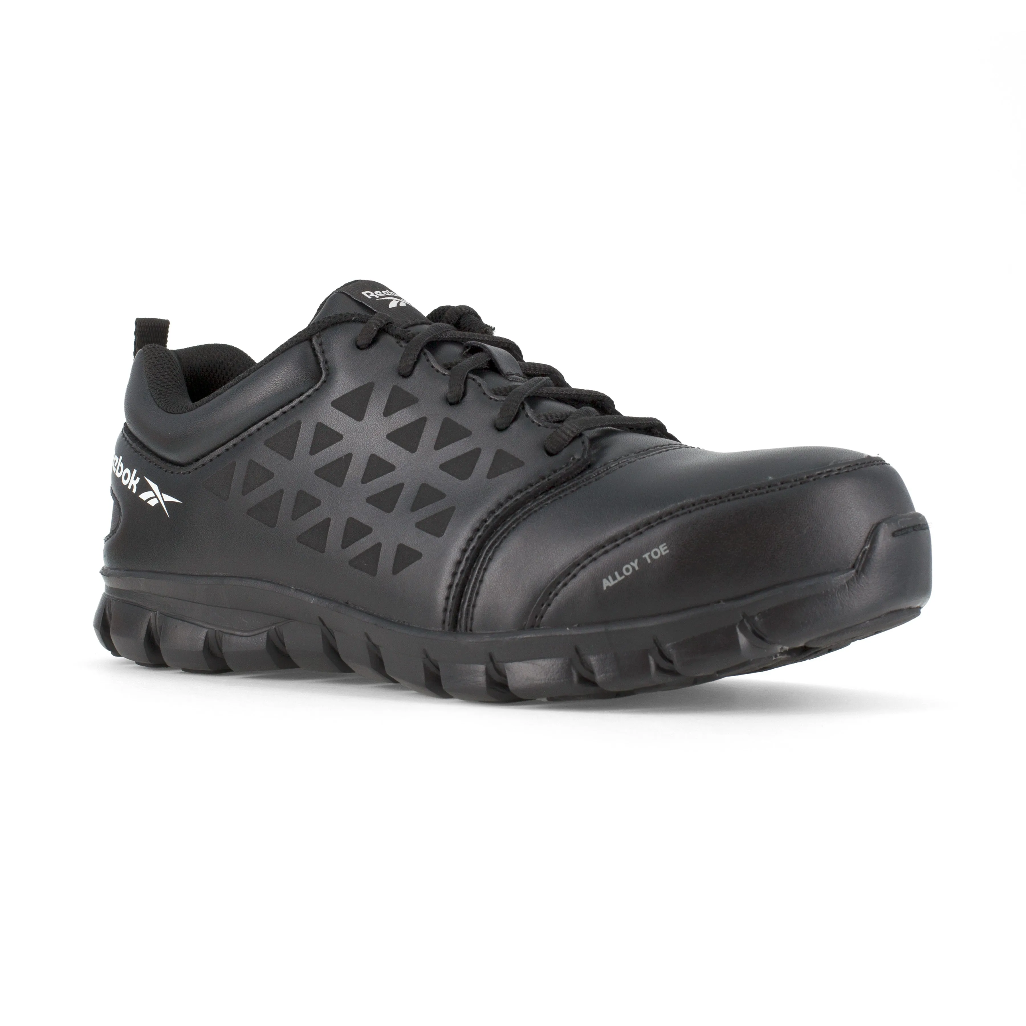 Reebok Women's Sublite Cushion Alloy Toe Athletic Work Shoe - Black - RB047